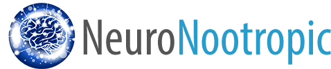 NeuroNootropic Logo featuring a blue brain