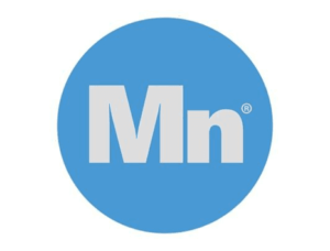 Mind Nutrition UK Logo featuring a blue circle with Mn in the middle